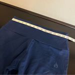 Ryderwear  scrunch bottom capri length leggings navy blue sz XL Photo 5