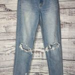 American Eagle  AE Mom Jeans Ripped Jeans 4 Long Photo 0