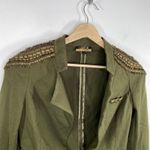 Larok Luxe Army Green Corporal Chic Cropped Jacket Women's Size Small S Photo 4
