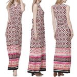 White House | Black Market Twist-Detail Printed Knit Maxi Dress Women’s Size Small Photo 11