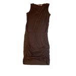 Athleta  Sleeveless Ruched Side Tank Dress Brown Size Small Photo 1