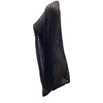 Vivid long sleeve cover up black size large Photo 2