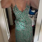 Karina Grimaldi  satin floral maxi dress Photo 0