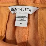 Athleta  Cabo Linen 4" Short Size 8 Orange Summer Beach Photo 3
