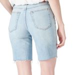 Lucky Brand Jean Shorts NWT Bermuda Denim High Rise Raw Hem Light Wash 30/10 Photo 1