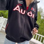 Audi Zip Up Sweatshirt Black Size L Photo 0