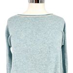margaret o'leary  Blue Gray Striped Sweater Long Sleeve Size XS Photo 1