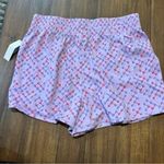 Abound  Womens Lounge Shorts Smocked Waist‎ Casual Comfy Purple Patterned Medium Photo 1
