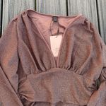 NWT Glitter Bodysuit Pink Size L Photo 3