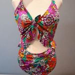 Hurley  Colorful Floral One Piece Photo 0