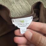 Live in the Moment  xs brown top Photo 5