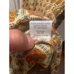 None Women’s Boho Silk Maxi Tunic Dress Gold Tan resort wear Vacation Summer OS Photo 5