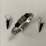 Vince Camuto Silver and Black Jewelry Set Photo 1