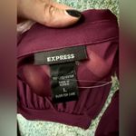 EXPRESS Vintage NWOT 90s  sheer open long sleeve collared blouse, size large Photo 10