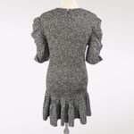 French Connection  Floral Smocked Mini Dress Puff Sleeve Green XS Photo 6