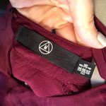 Missguided Burgundy Open Back Romper Photo 2