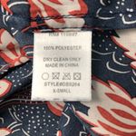 Collective Concepts  Tunic Top Womens XS Dark Floral Autumn Fall Boho Minimalist Photo 9