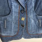 Cache Vtg  ladies denim thick jacket size 12 Photo 3