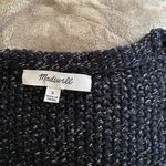 Madewell black cardigan with fringe detail and pockets S 100% cotton Photo 3