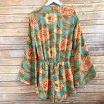 Show Me Your Mumu Shorts Romper Women’s Size Small Red Rocks Floral Bell Sleeve Photo 1