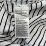 Old Navy Maxi Dress Large Black White Pinstripe Resort Beach Cotton Summer L New Photo 9