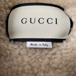 Gucci Authentic Shearling Embroidered Denim Jacket 🦁 Photo 12