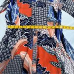 Anthropologie Jasse  boho black,white,orange,multicolor bell sleeve mini dress XS Photo 13