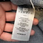 Sandro  Eunice lace up Denim skirt Sz 4/6 Photo 7