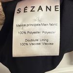 Sézane Black Metallic Long Sleeve Tie-Waist Top Blouse Size 38 6 US Photo 5