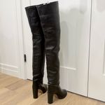 Isabel Marant New  Lurna Over The Knee Boots 7/37 Black Leather New Years Party Photo 5
