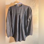 Eileen Fisher Gray Denim Top organic cotton/ tencel lightweight loose fit summer Photo 9