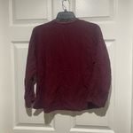 Madewell Burgundy Boheme Embroidered Popover Shirt Size S Photo 2