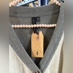 Knot Sisters  Gray and Cream Cardigan Photo 1