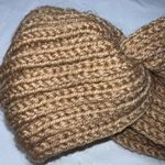 G by‎ Gennaro Soft Wide Hair Wrap Tan Photo 7