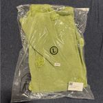 Chic Lime Green Floral Maxi Dress Size L Photo 5