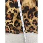 Lounge Beach Lunch  Women's Blouse Animal Print Sheer V Neck Size XS 3/4 Sleeve Photo 5