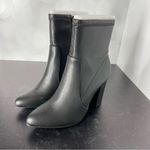 Wild Pair Women’s Becci Sock Booties Black Smooth Sz 7 Photo 1