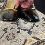 Salvatore Ferragamo EVUC  Black Pantent Pumps Gold Emblem 8.5 *Read description Photo 5