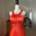 My Michelle Women’s Open Back Beaded Prom Maxi Dress Sz 2 Princess Goddess Rhinestone Glam Photo 4