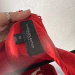 Classiques Entier Red Silk Sleeveless Pleated Top XS Dark Romantic Career Party Photo 1