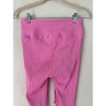 Year Of Ours Ribbed Football Legging Pink Lace Up Size Small Athleisure Photo 6
