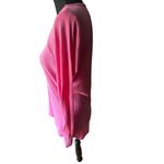 Betsey Johnson Pink Long-Sleeve Henley Sleep Top – Size L Photo 5