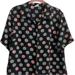 Jantzen Vintage Classics by Abstract Retro Swirl Top Button Up Shirt Blouse Photo 4