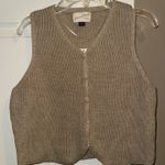 Universal Threads NWT target universal thread button front tan sweater vest Photo 2