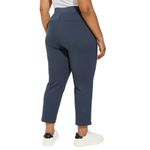 Torrid  Studio Pants Women 5X TALL Blue Luxe Ponte Pull On Relaxed Taper Comfort Photo 3