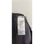 Madewell Jeans Womens 29P Black Stovepipe Straight Leg High Rise Raw Hem Cropped Photo 4