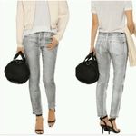 Vince Size 26 Jeans Relaxed Rolled Dark Grey Foil Denim DV146A-2156 Mid Rise Photo 1