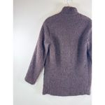 IRO Womens Blazer Burgundy Rafa One Button Oversized Alpaca Wool Jacket 36 Small Photo 8