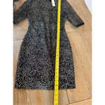 Alice + Olivia NWT Inka Strong-Shoulder Mockneck Dress Size 2 Photo 8