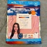 Blue Star Clothing Pink Breathable UPF 30+ Short Sleeve Shirt Size Medium NWT Photo 0